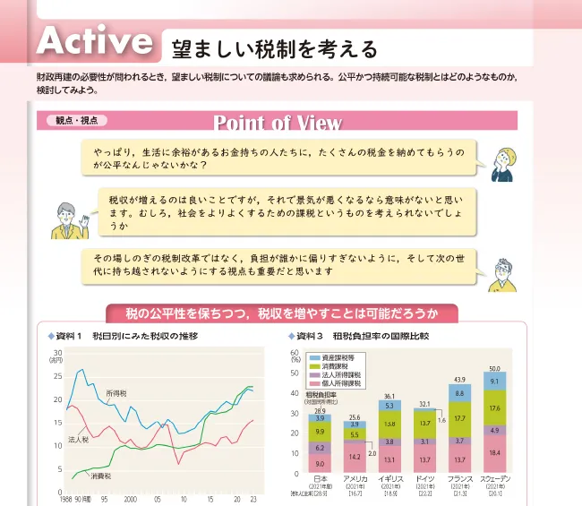 Active 望ましい税制を考える