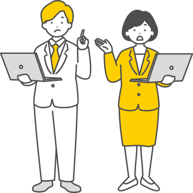 授業内容について相談する先生たち